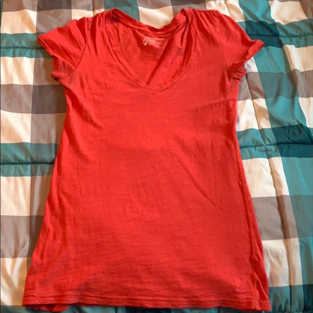 Pink v neck